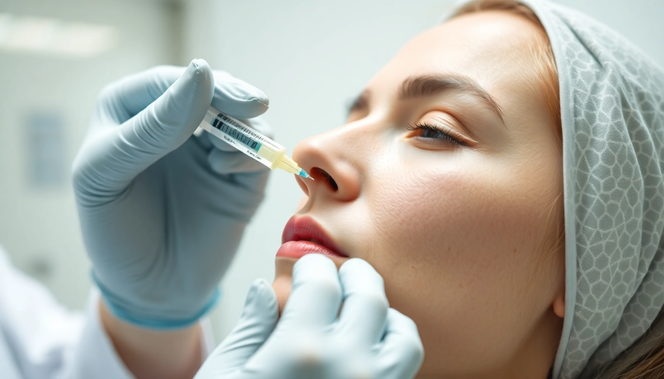 Fettwegspritze Zürich: Expert injection to reduce stubborn fat deposits in a professional clinic setting.