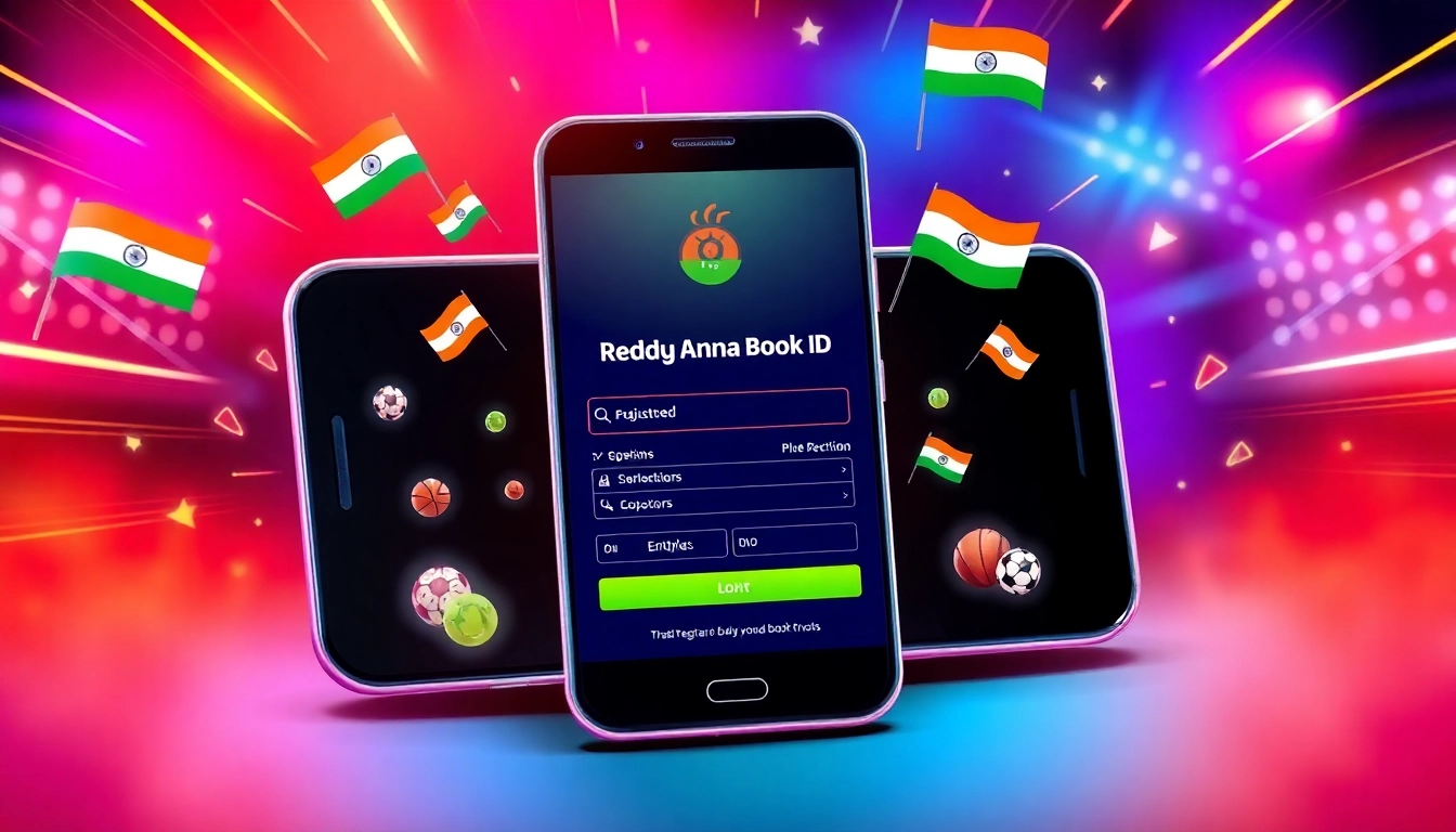 Guide to Reddy Anna Book ID registration, highlighting quick sign-up and secure betting features, with Indian sports visuals for user trust.