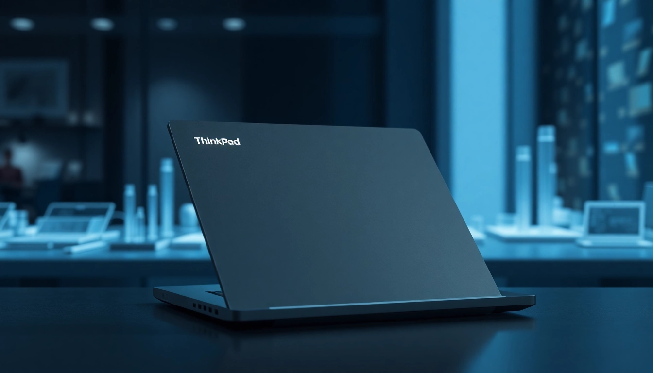 Image showcasing the Lenovo ThinkPad Z16 Z16 laptop featuring a stylish design and high performance, perfect for professionals.