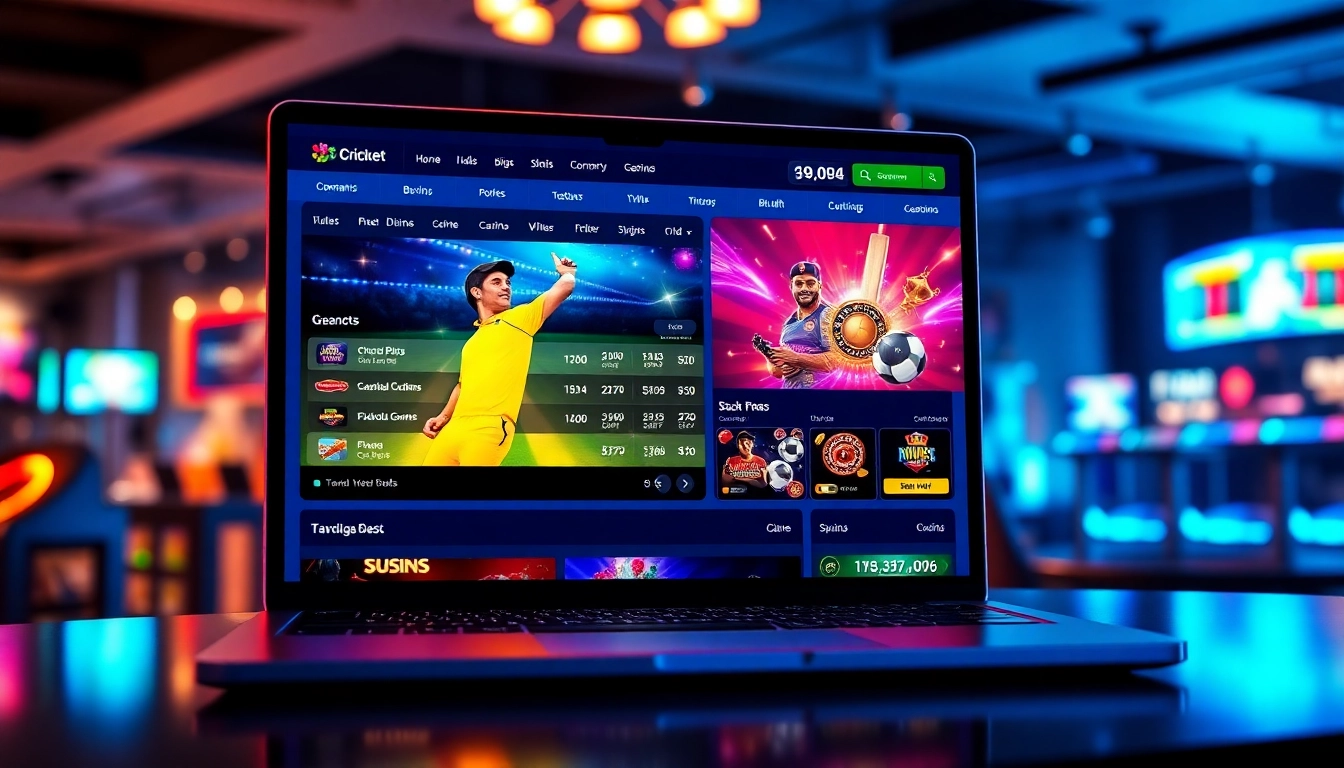 Kheloyaar online betting platform displaying live cricket matches and casino games in a