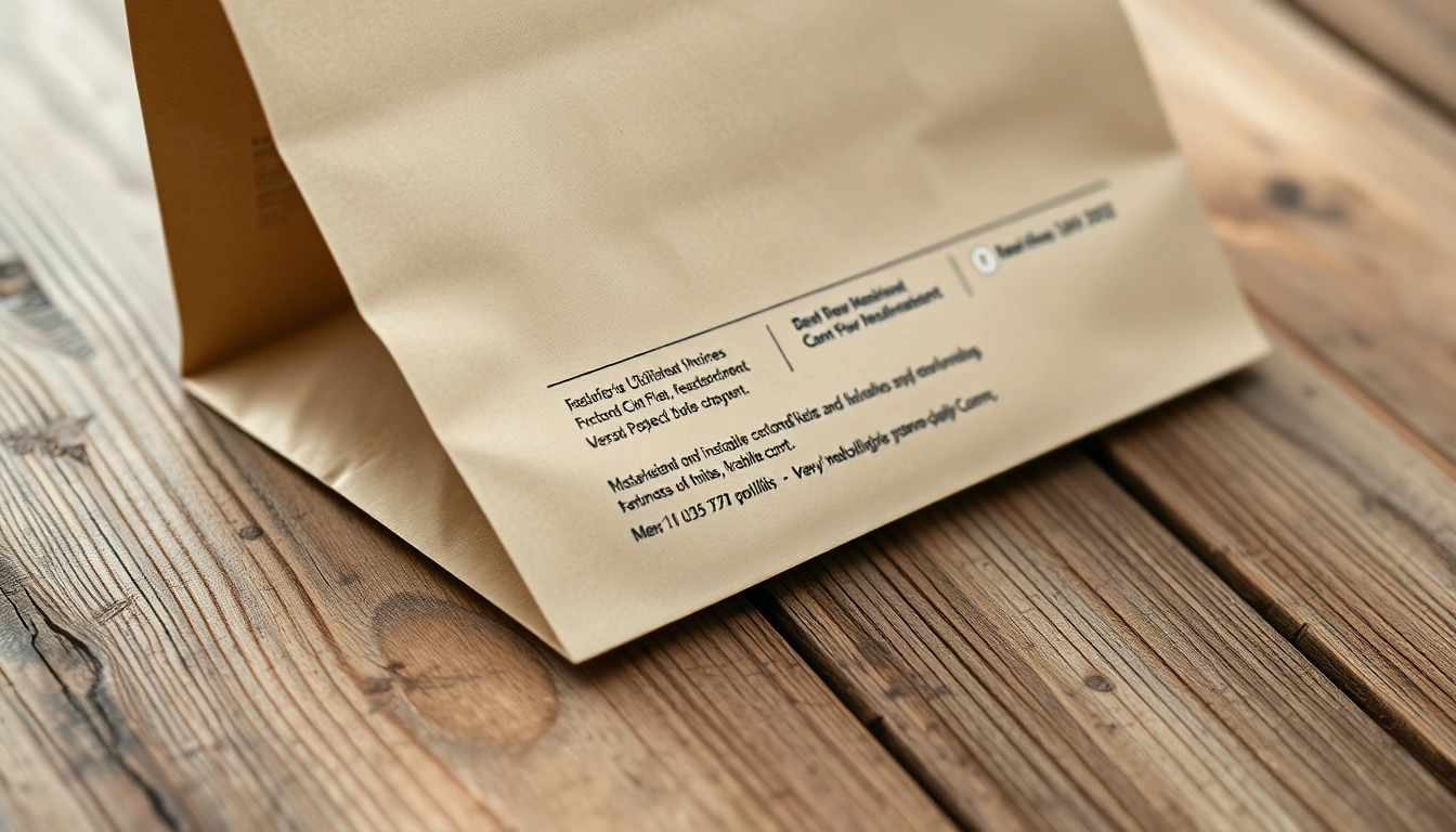 High-quality torba papierowa with customized print, showcasing eco-friendly packaging for retail use